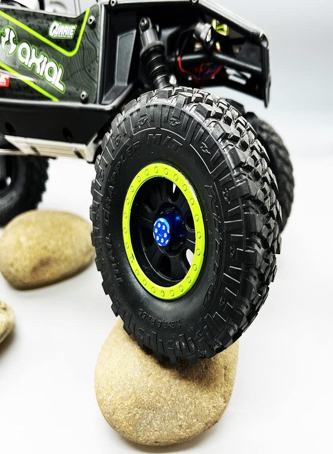 GTHELE Aluminum M3 Wheel Nuts for Axial UTB18 Capra 4WD 1/18 Trail Buggy Upgrade Part 4Pcs（Dark Blue） - Image 3